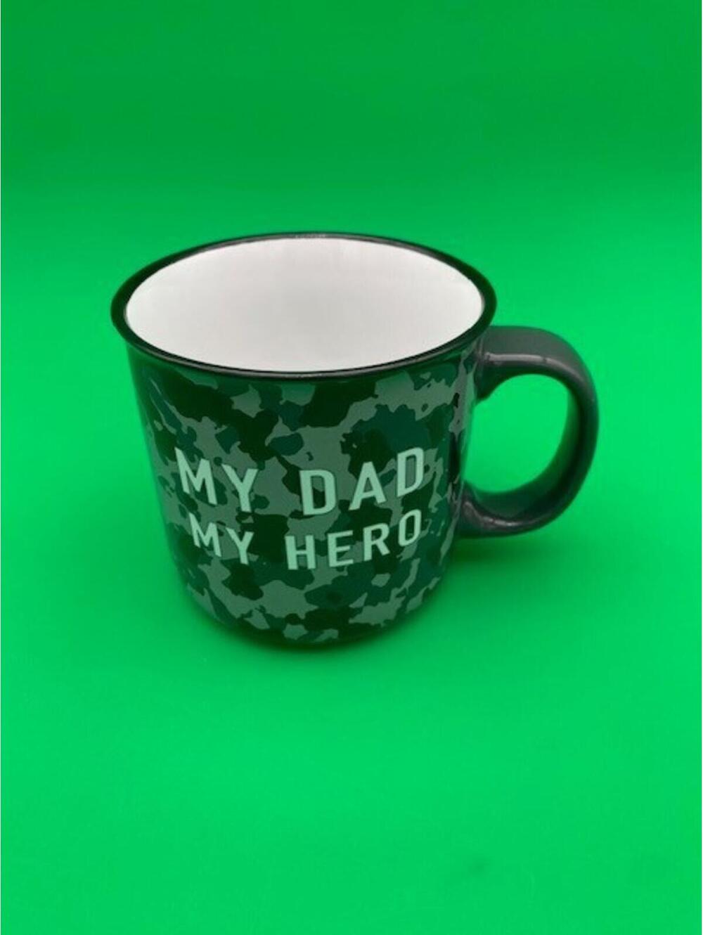 Eccolo Gray Camouflage My Dad My Hero Coffee Mug